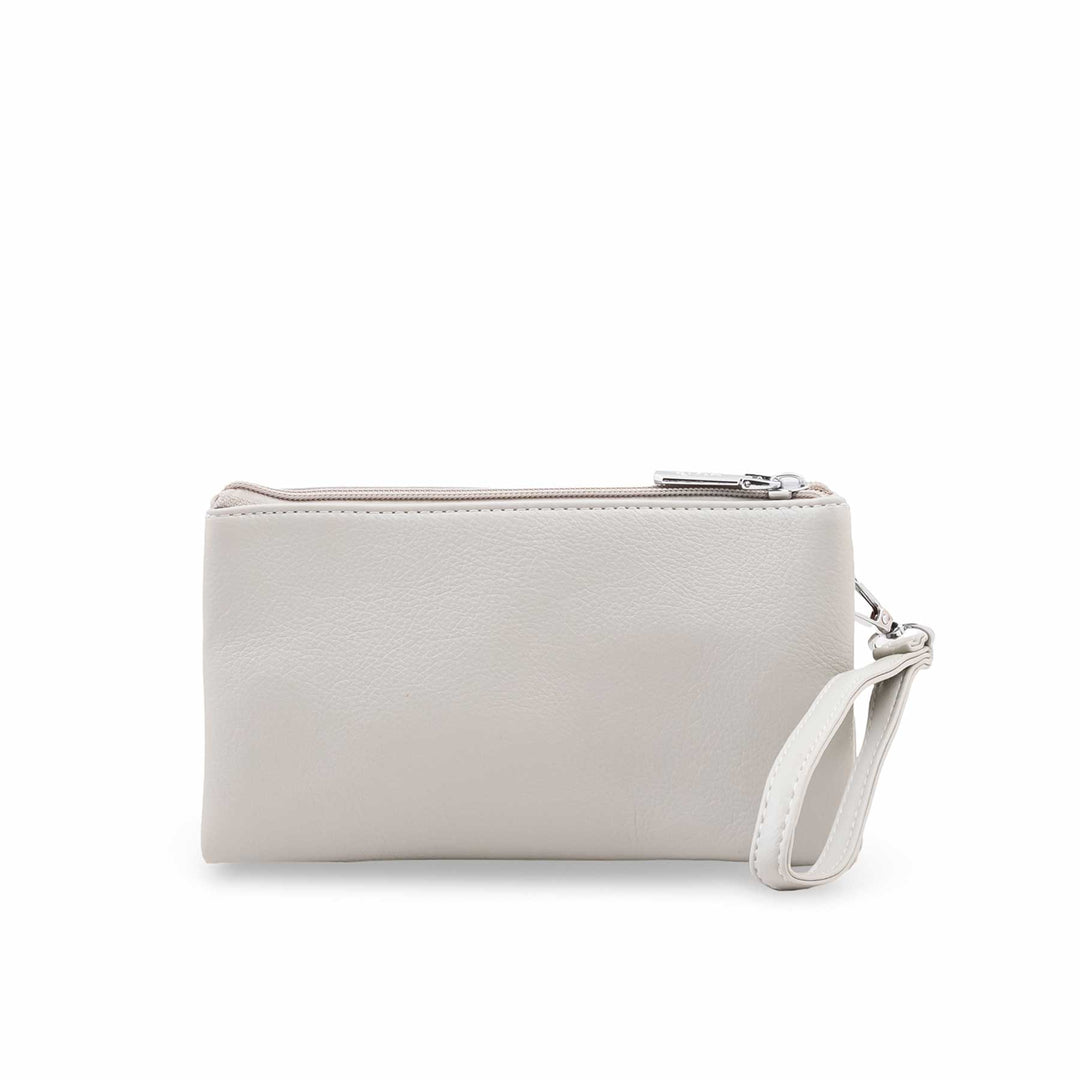Grey Casual Pouch For Ladies P97776