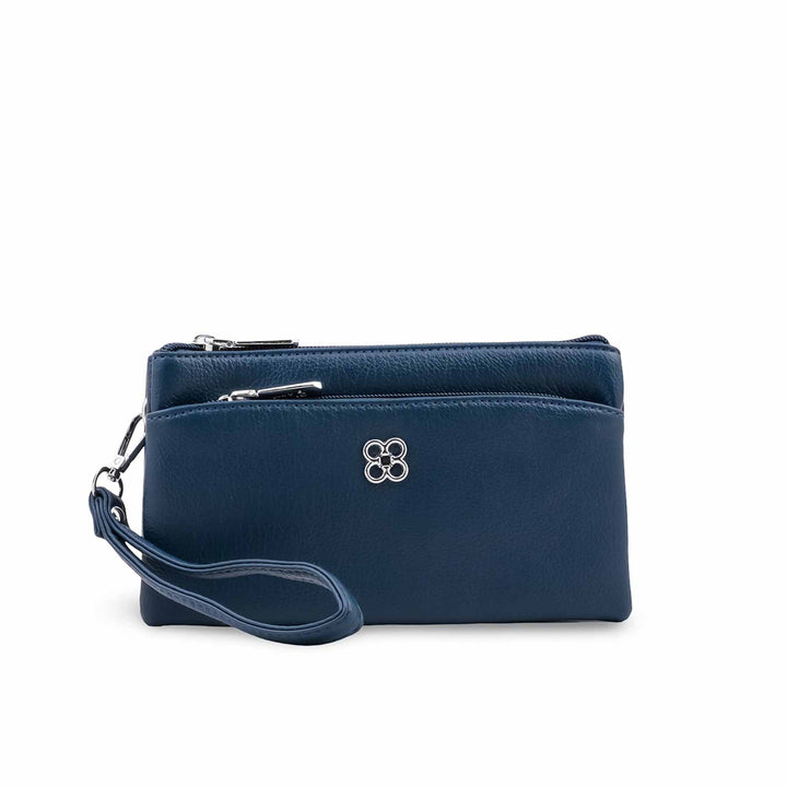 Navy Casual Pouch For Ladies P97776