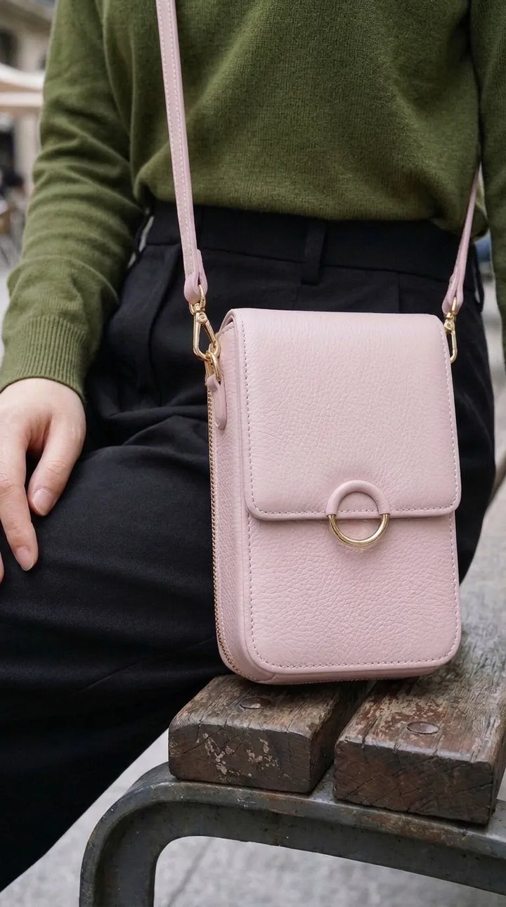 Pink Casual Pouch For Women P97780