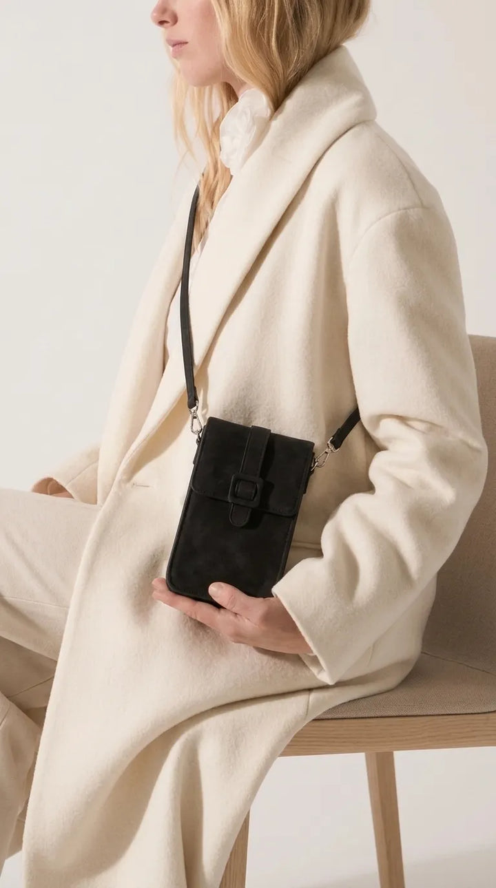Black Casual Pouch For Women P97782