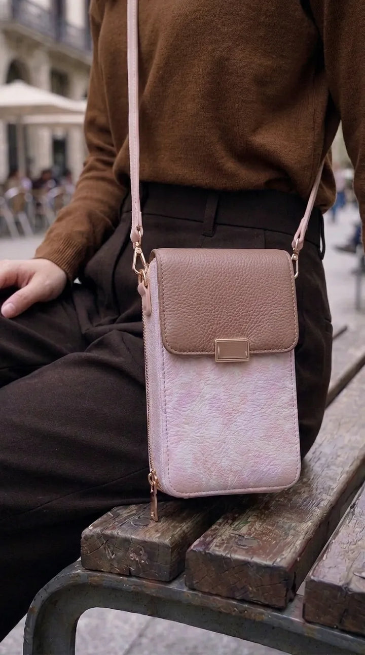 Pink Casual Pouch For Women P97783