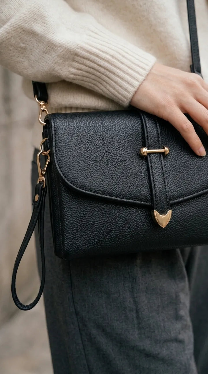 Black Formal Clutch For Women P97805