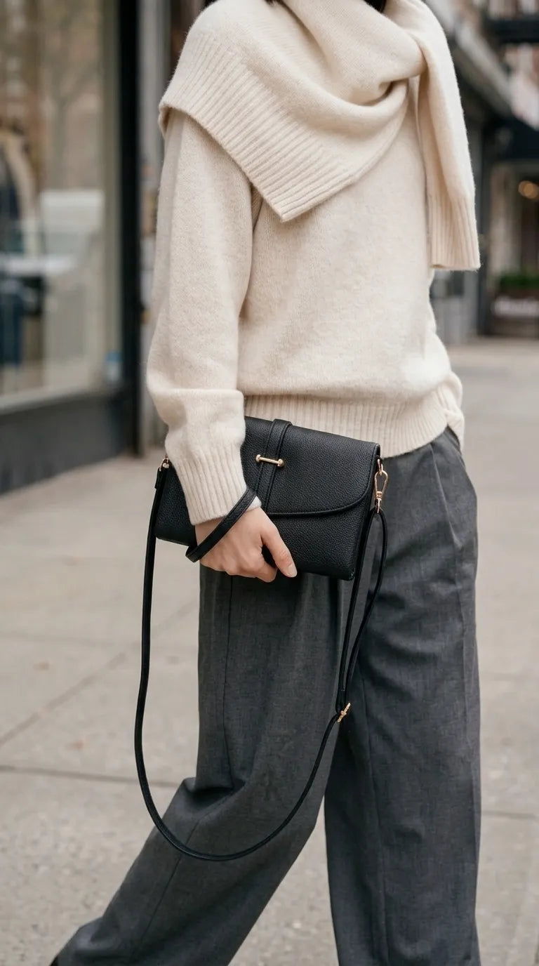 Black Formal Clutch For Women P97805