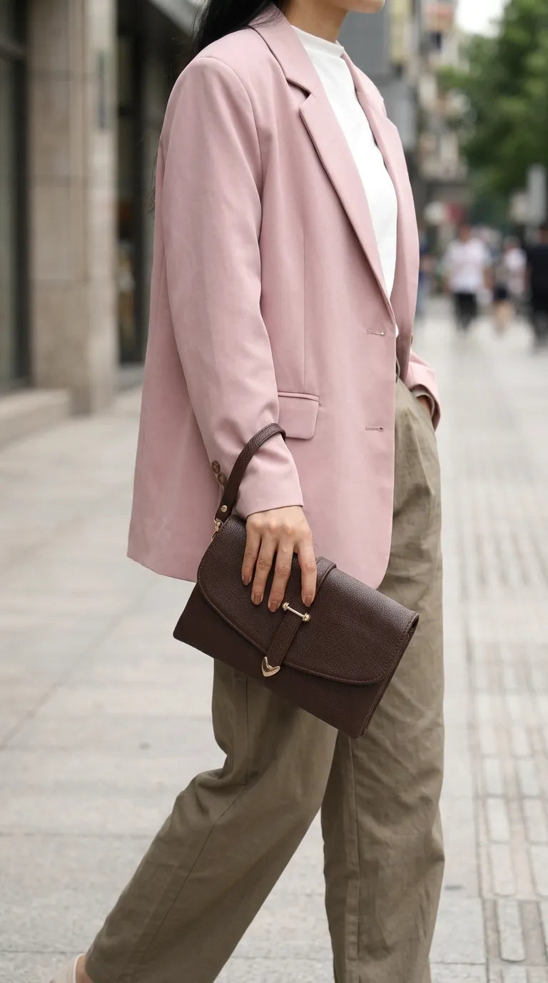 Coffee Formal Clutch For Women P97805