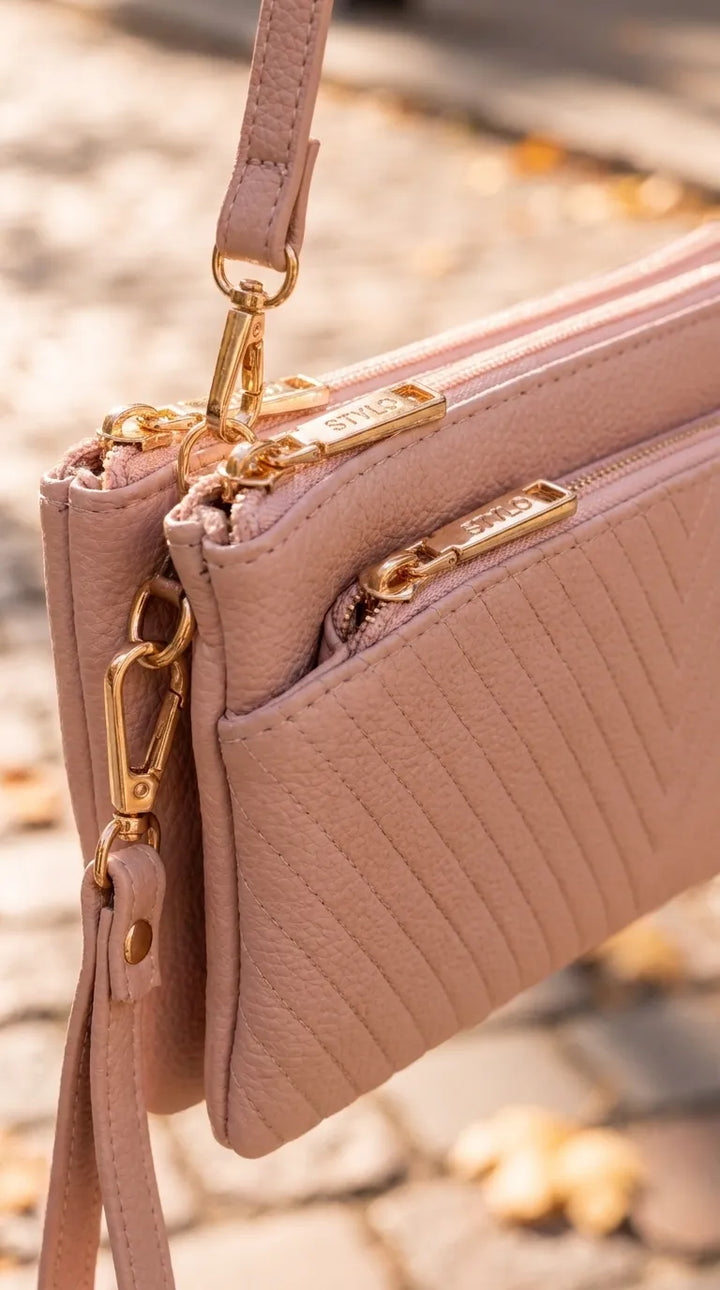 Pink Casual Pouch For Women P97808