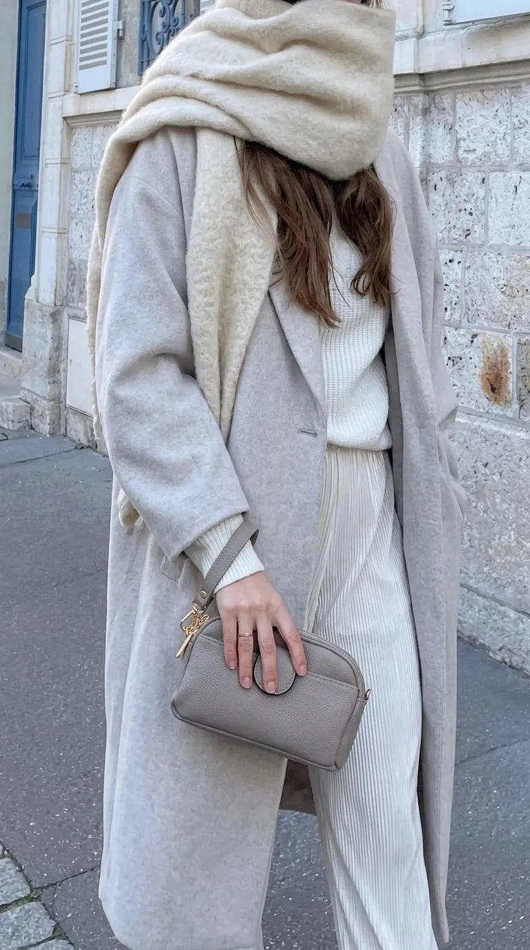 Grey Casual Pouch For Women P97809