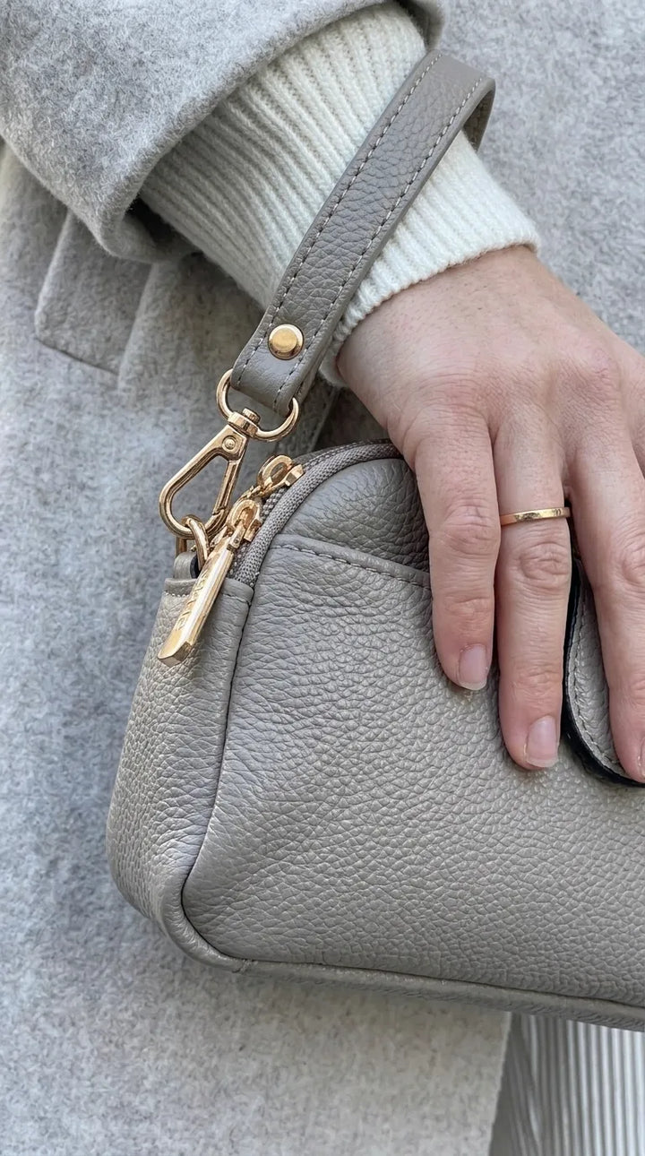 Grey Casual Pouch For Women P97809