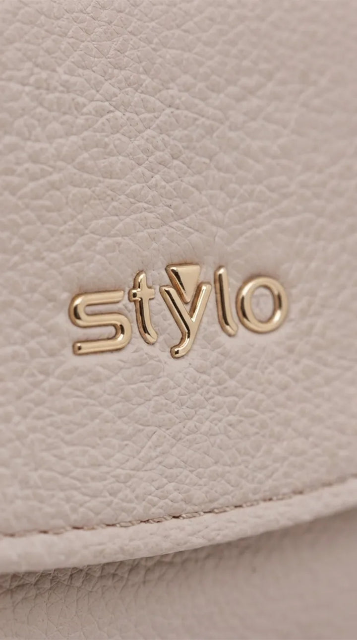 Beige Formal Clutch For Women P97811
