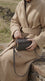 Grey Casual Pouch For Women P97812