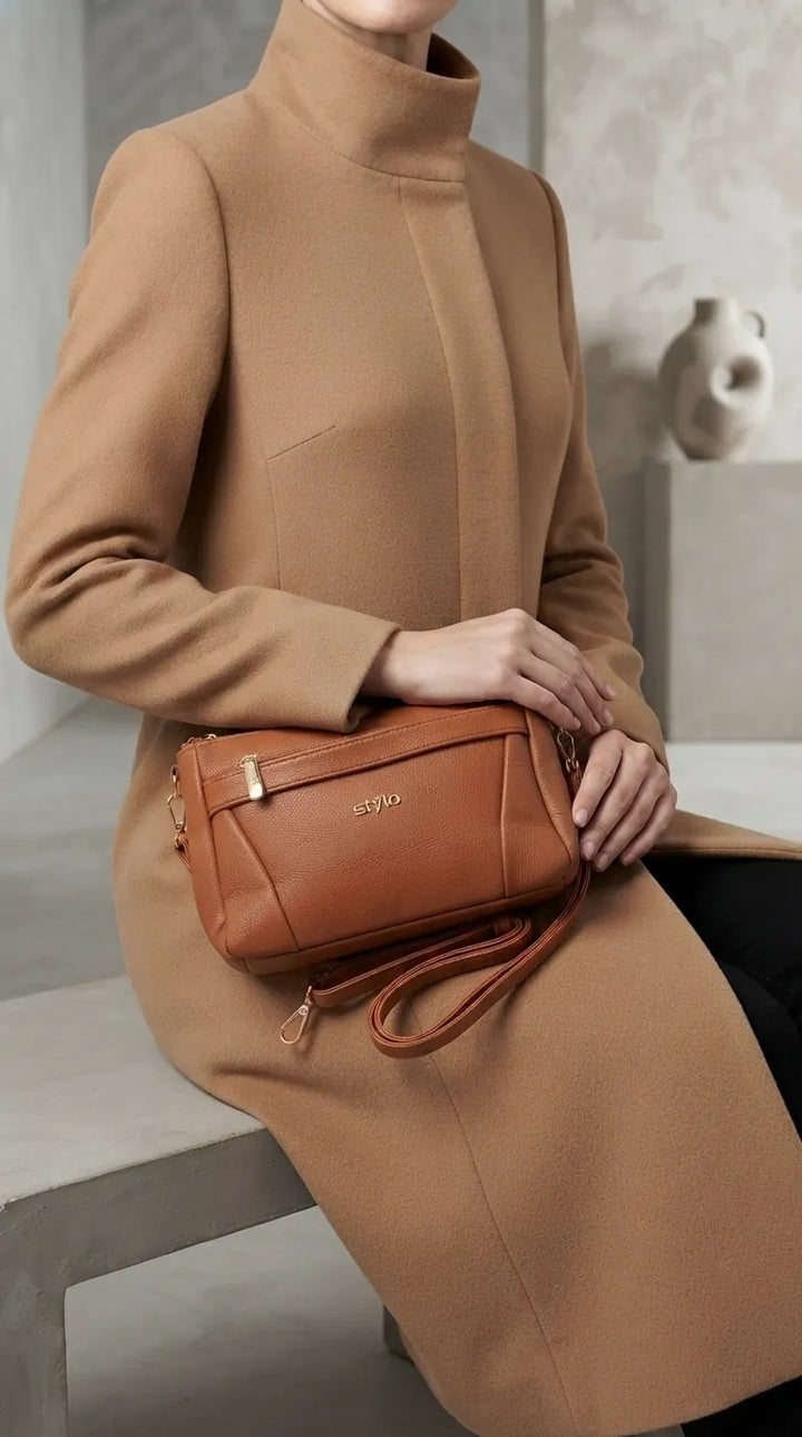 Brown Formal Clutch For Women P97813