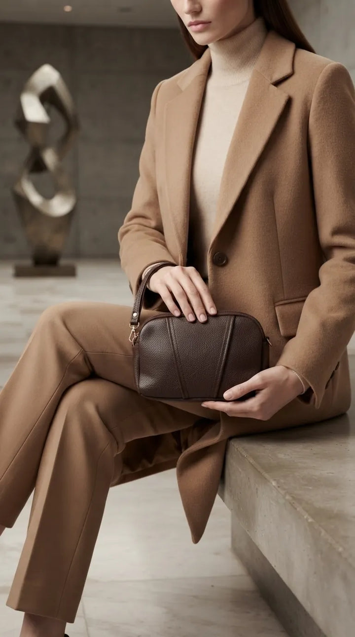 Coffee Casual Pouch For Women P97814