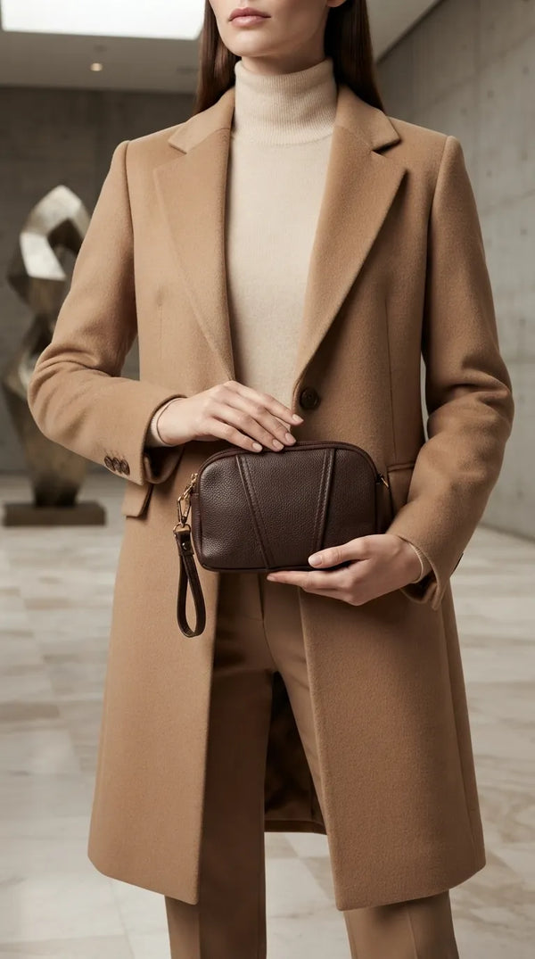 Coffee Casual Pouch For Women P97814