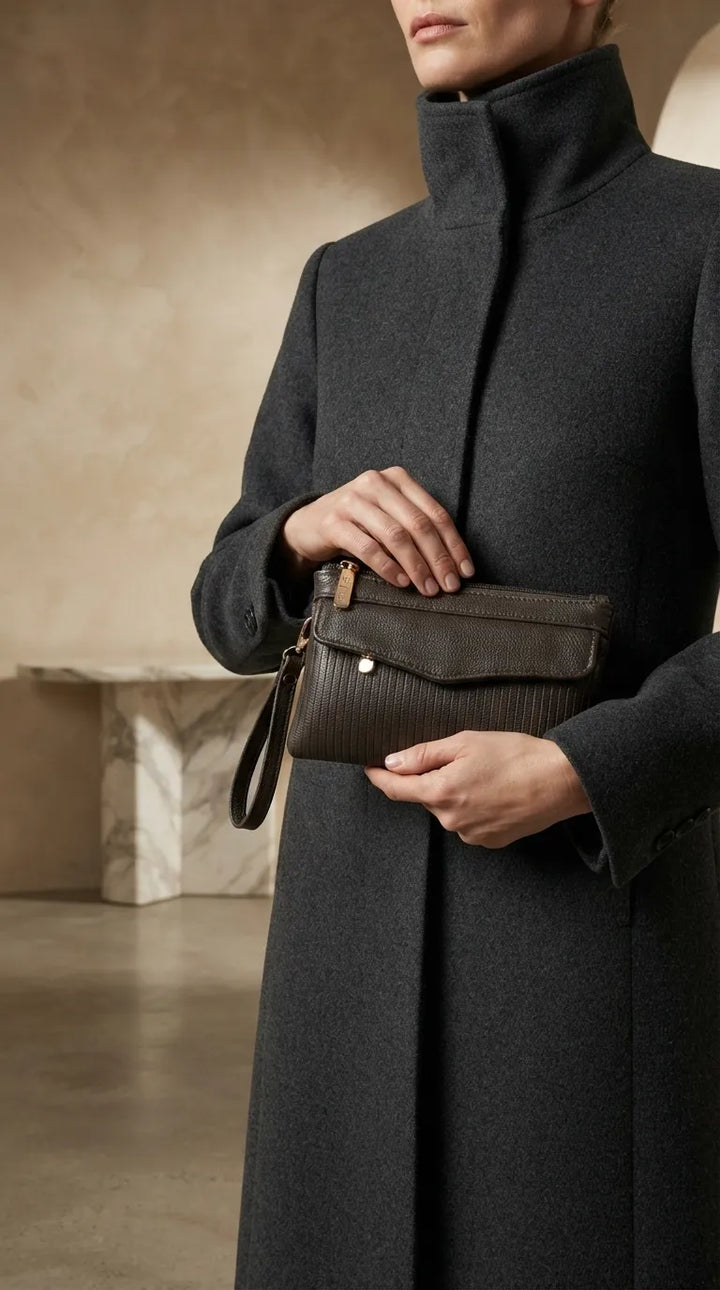 Olive Casual Pouch For Women P97816