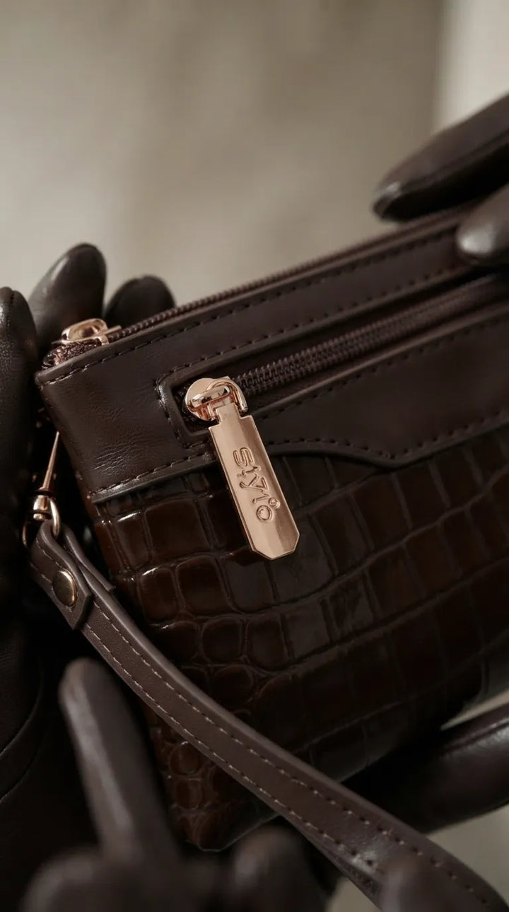 Coffee Casual Pouch For Women P97817