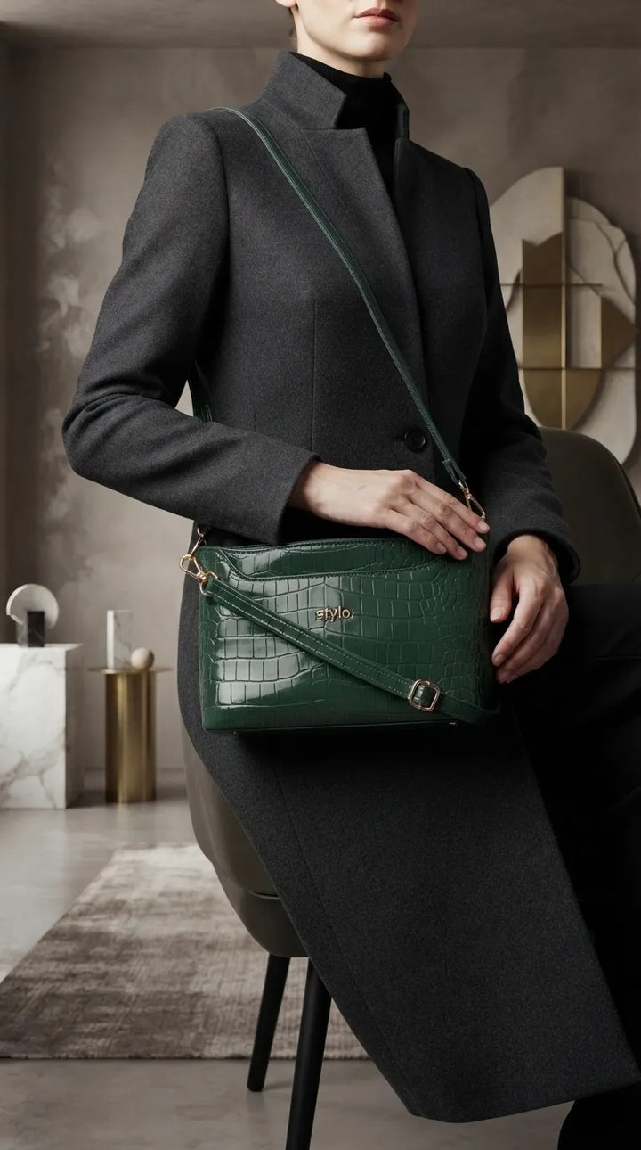 Green Formal Clutch For Women P97819