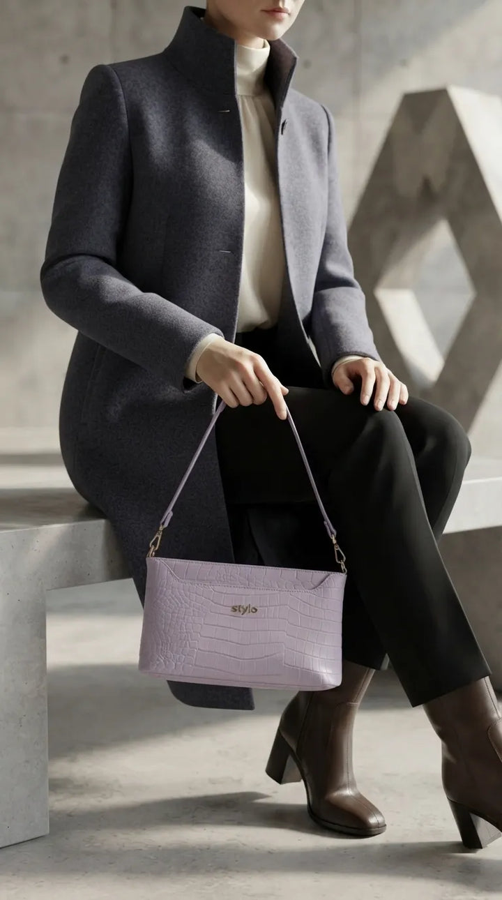 Purple Formal Clutch For Women P97819