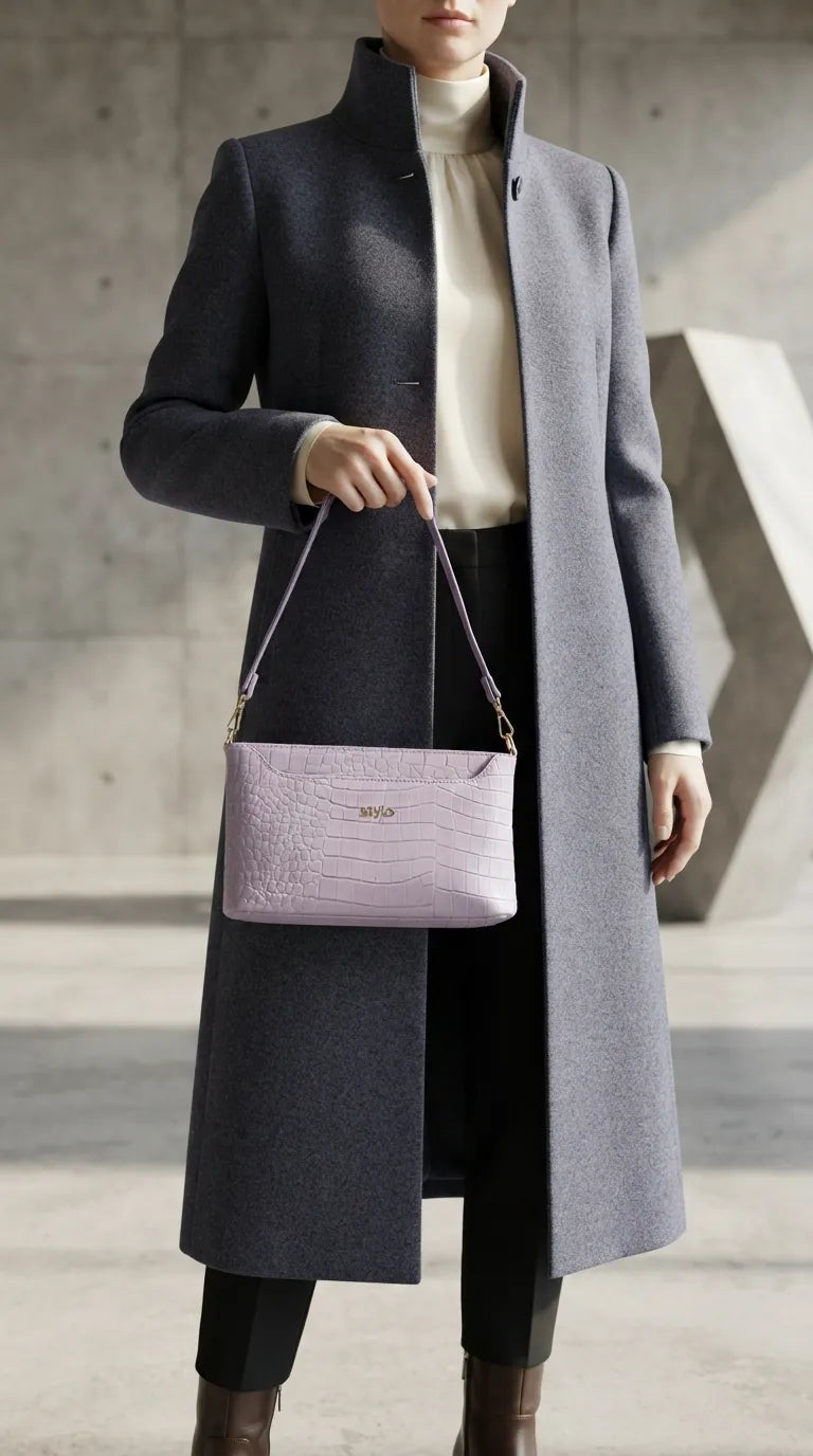 Purple Formal Clutch For Women P97819