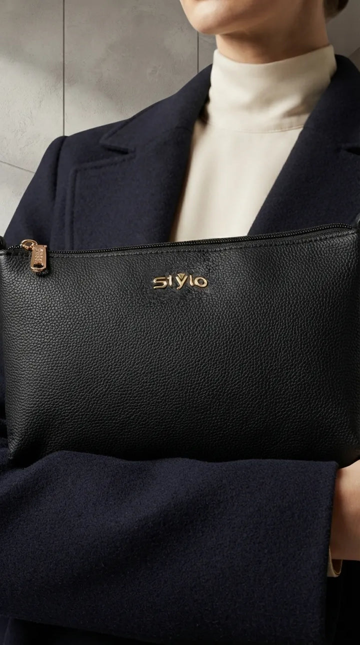 Black Formal Clutch For Women P97820