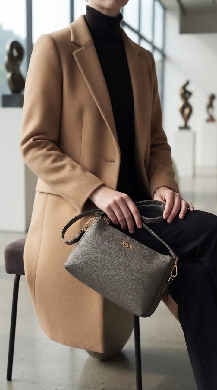Grey Formal Clutch For Women P97820