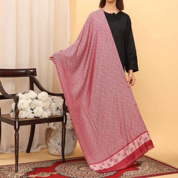 Maroon Summer Stole  PD5158