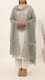Grey Embroidered Stole PD5275