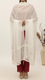 Cream Embroidered Stole PD5276
