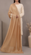 Brown Embroidered Stole PD5296