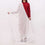 White Embroidered Stole PD5341