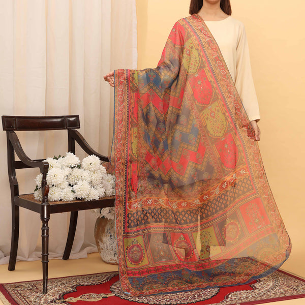 Multy Printed Dupatta PD5406