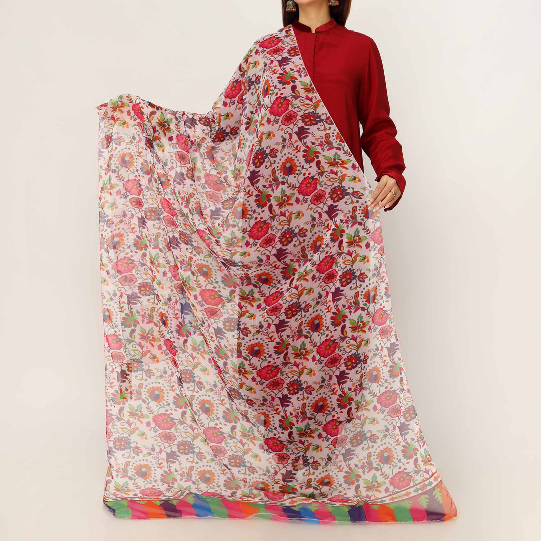 Multy Embroidered Dupatta PD5409