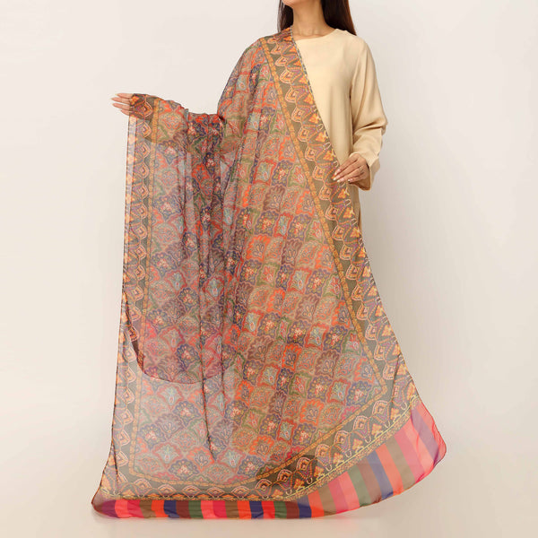 Multy Embroidered Dupatta PD5415
