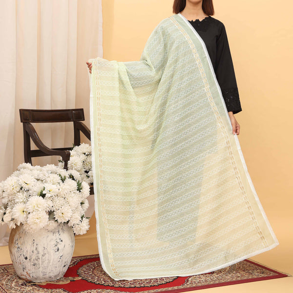 Pista Embroidered Dupatta PD5434