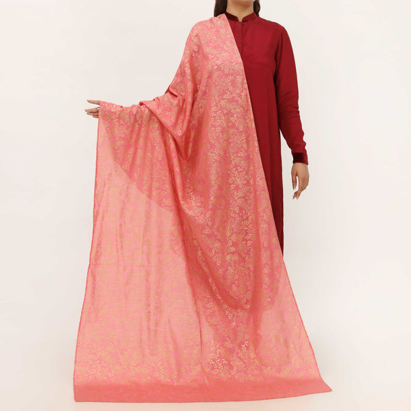 Pink Cotton Silk Dupatta PD5510