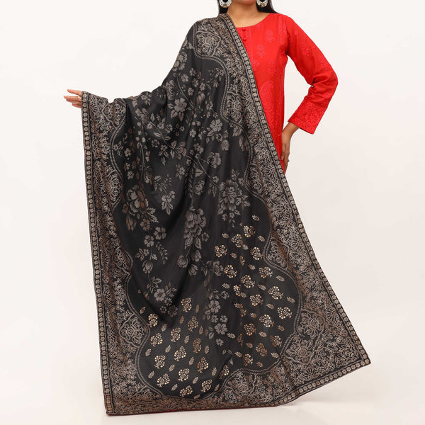Black Acrylic Shawl PD5543