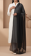 Black Plain Chiffon Duppata PD5617