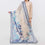 Blue Digital Printed Apple Silk Duppata PD5618
