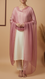 Purple Dyed Organza Dupatta PD6033