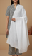 White Embellished Cotton Shawl PD6074