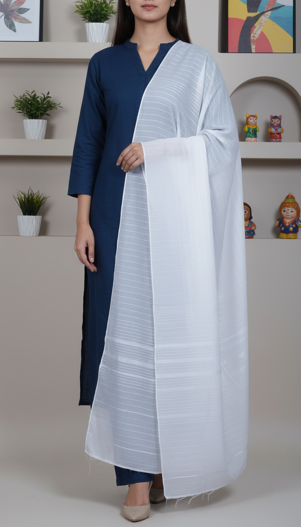 White Summer Stole PD6081