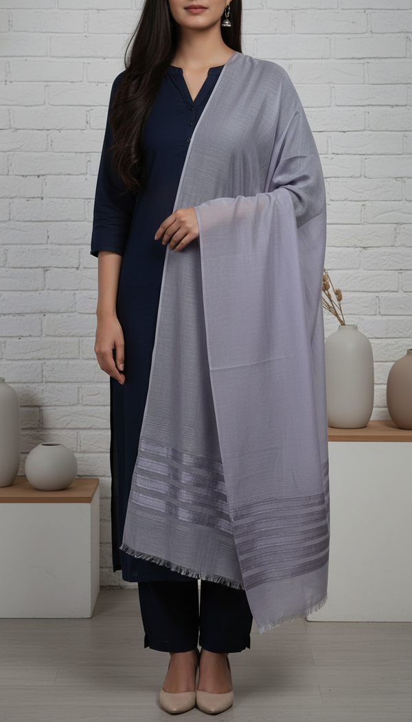 Grey Summer Stole PD6082