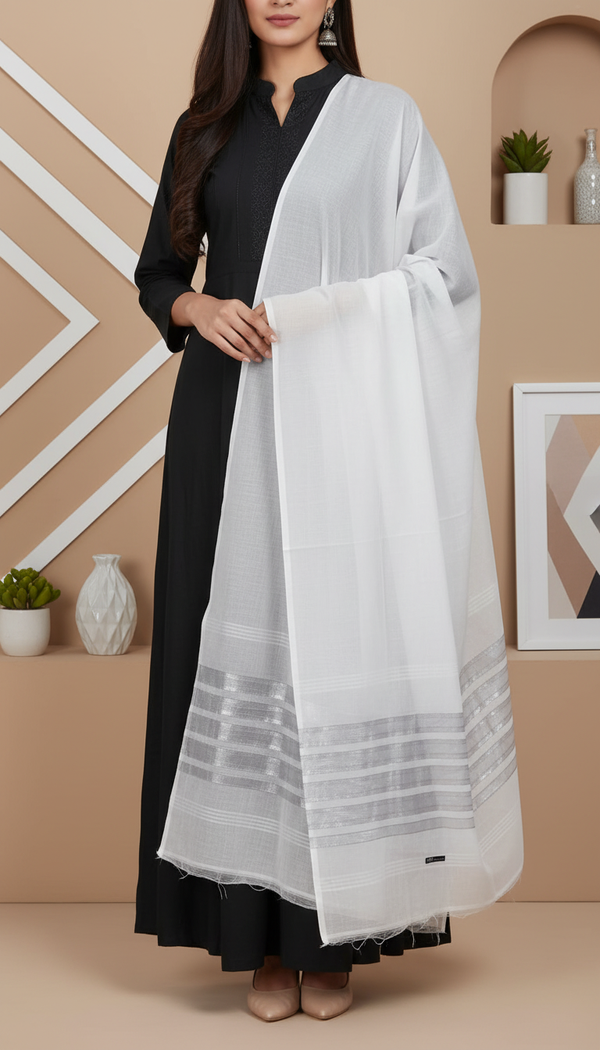 White Summer Stole PD6082