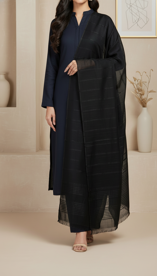 Black Summer Stole PD6083