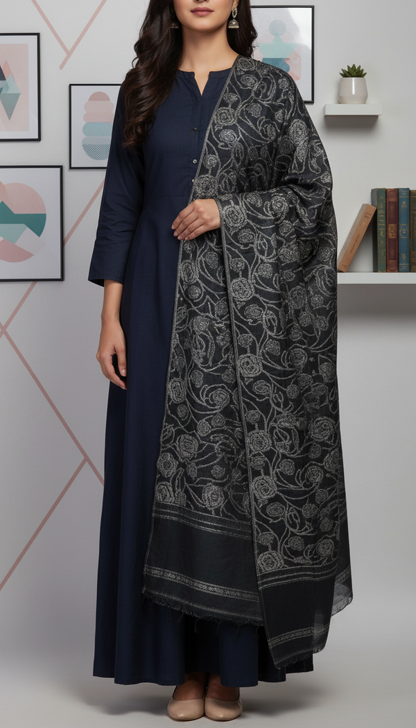 Black Summer Stole PD6085
