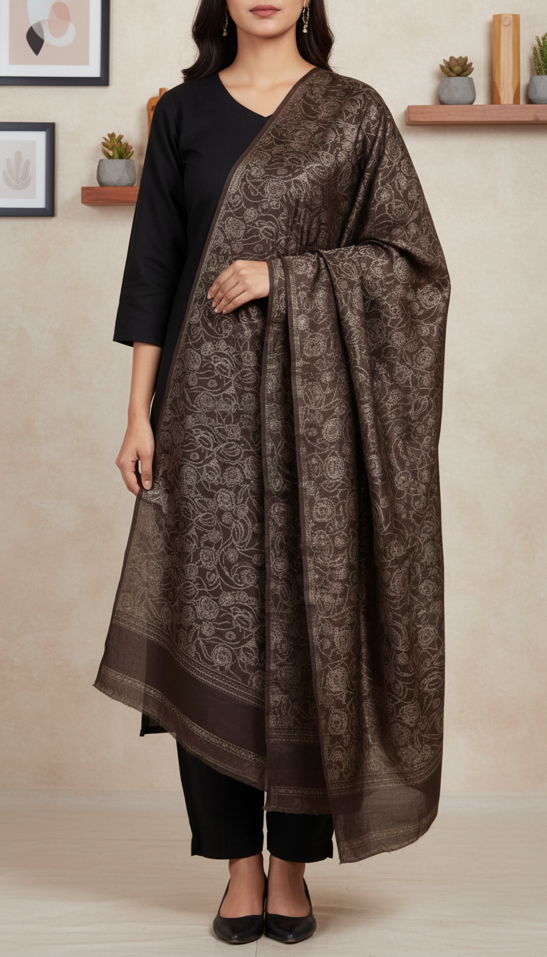 Brown Summer Stole PD6085