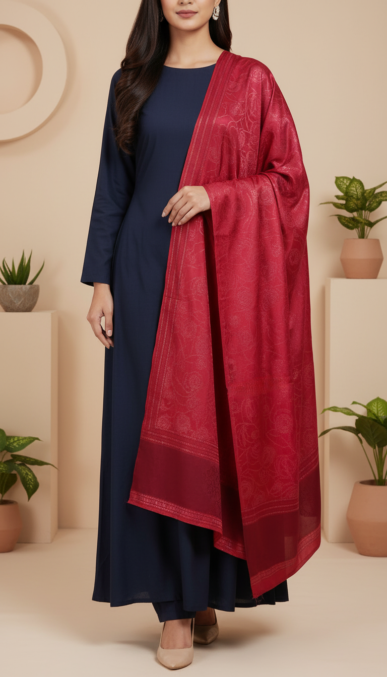 Red Summer Stole PD6085
