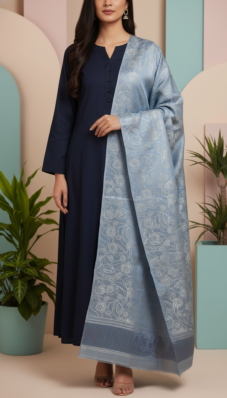 Silver Summer Stole PD6085