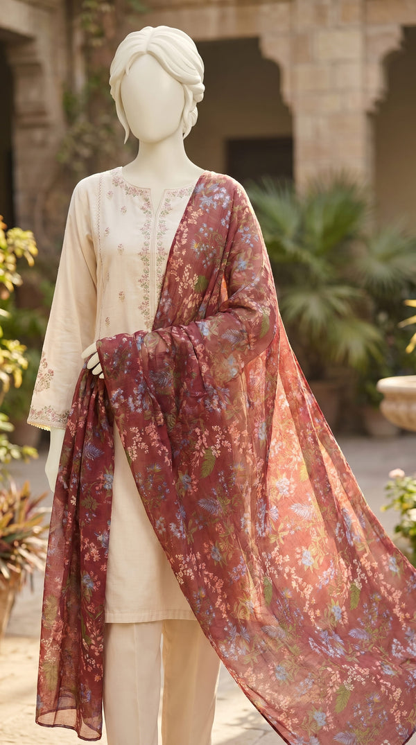 Maroon Stole PD609005