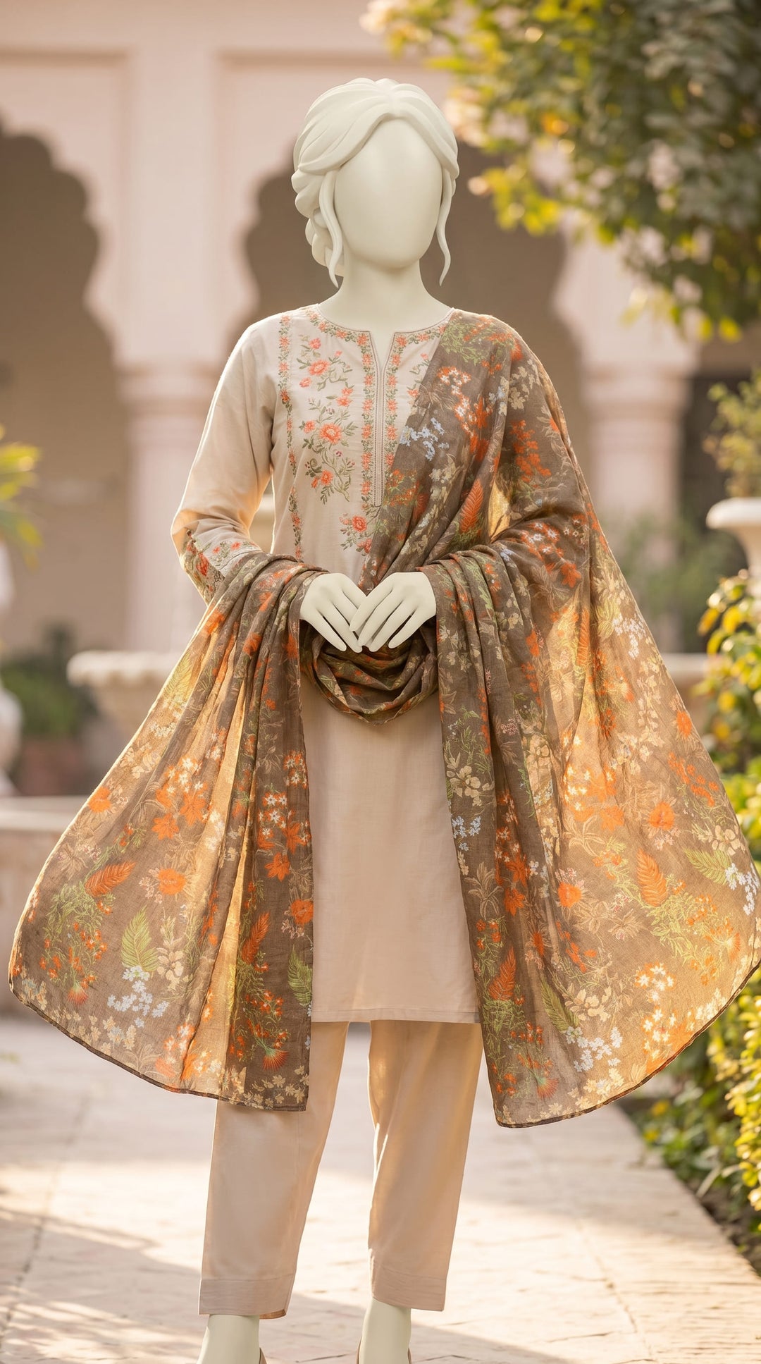 Mehndi Stole PD609026