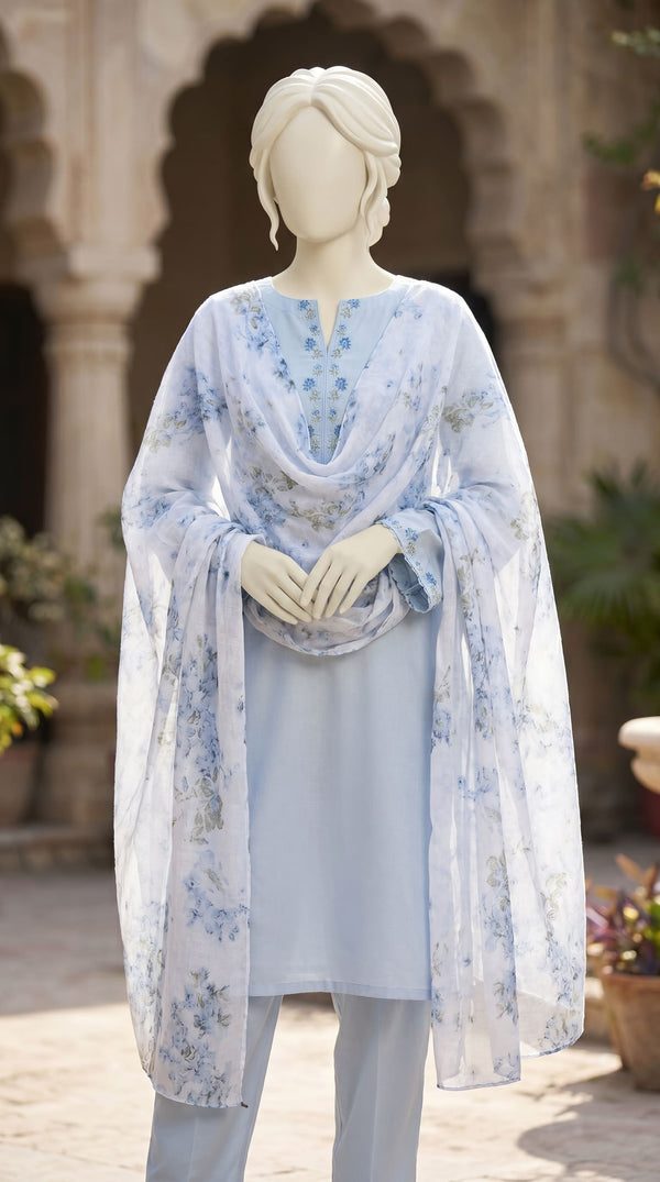 SkyBlue Stole PD609190