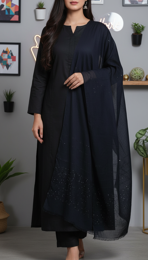 Black Summer Stole PD6103